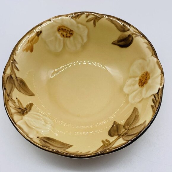 Vintage Set Of 3 Franciscan Cafe Royal Dessert Bowls 5.75”D - Picture 3 of 6